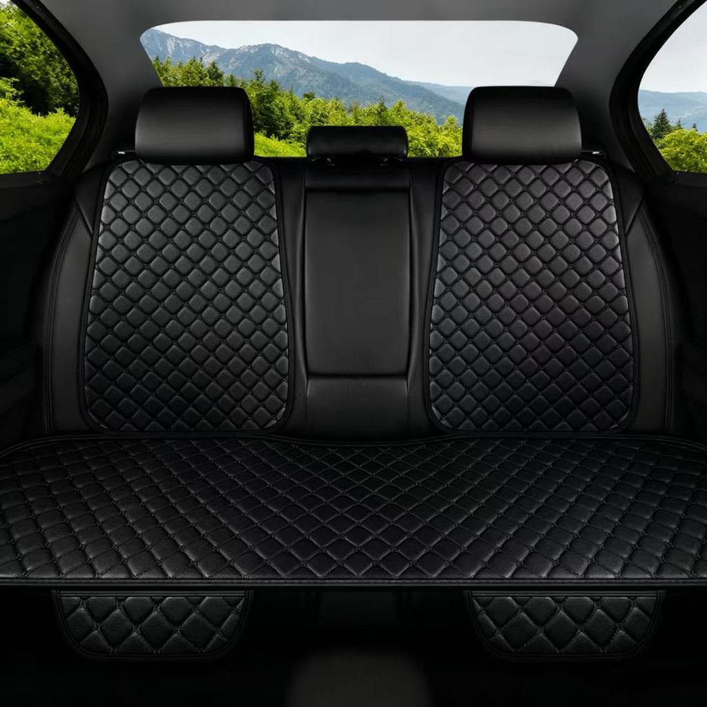 New Car Seat Cushion Universal Comfort Breathable Leather Diamond Grid Single Seat Multi-Pack Universal Vehicle Seat Pad