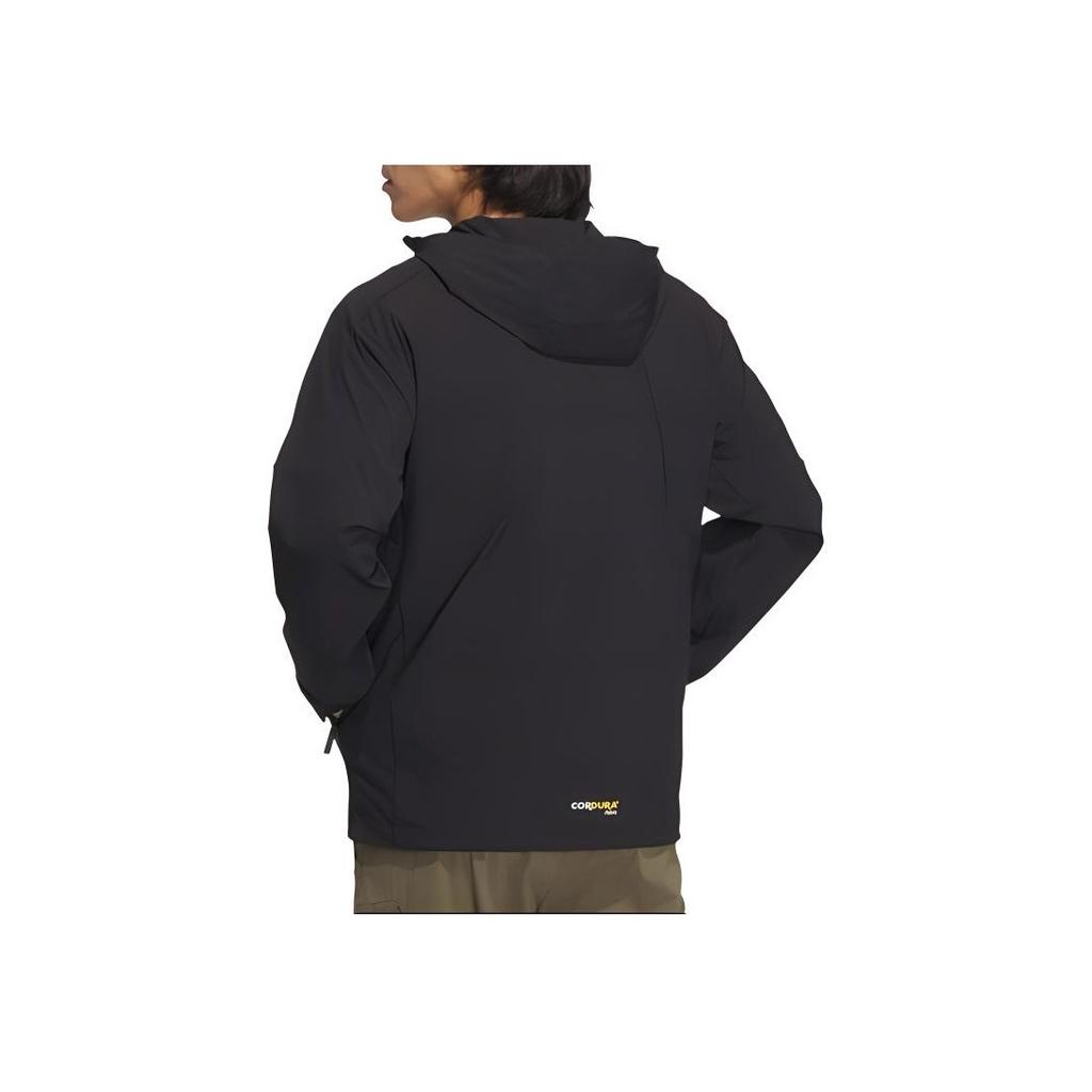 Adidas Hooded Long Sleeve Jacket Men Jackets Black IC1969