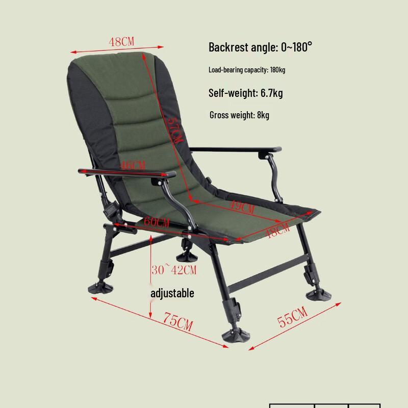 ZISIZ Multi-functional Foldable Fishing Chair