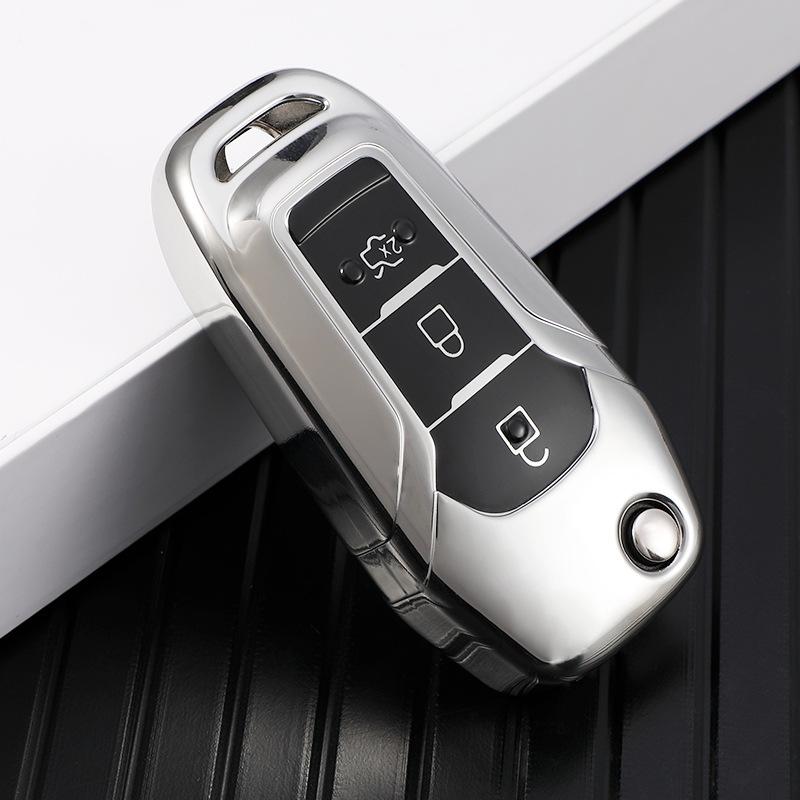 For Ford Figo 2017 Mondeo 5 Ecosport  2020 Fiesta Mk8 Everest Ranger  TPU Car Remote Key Case Cover Shell Fob