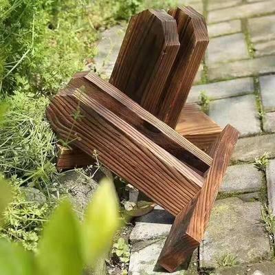 Outdoor Solid Wood Grid Flower Stand