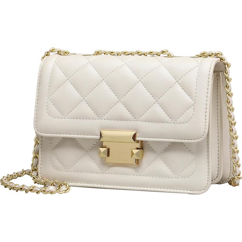 New Genuine Leather Fashion Crossbody Bag Light Luxury Versatile Small Bag Commuter Women's Bag Shoulder Chain Bag