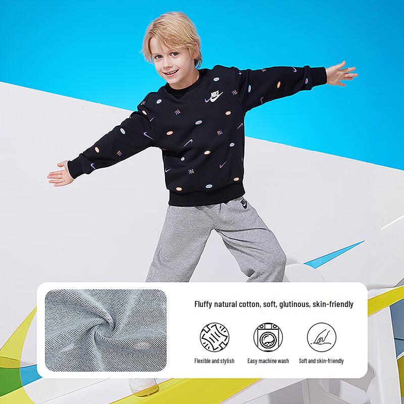NIKE Girls' Cotton Hoodie & Jogger Set