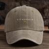 A Stylish And Versatile Baseball Cap with Interesting Letter Prints Perfect for UnisexS Outdoor Wear