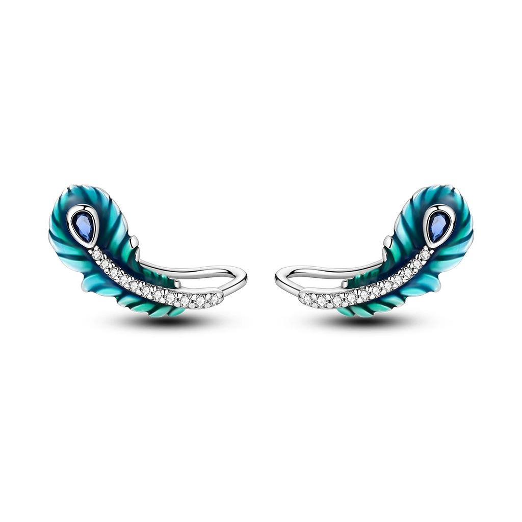 Copper Famati'S Hand Original Hoop Earring For Woman Bow Tie Star Zircon Earring Luxury Pendientes Fashion Jewelry