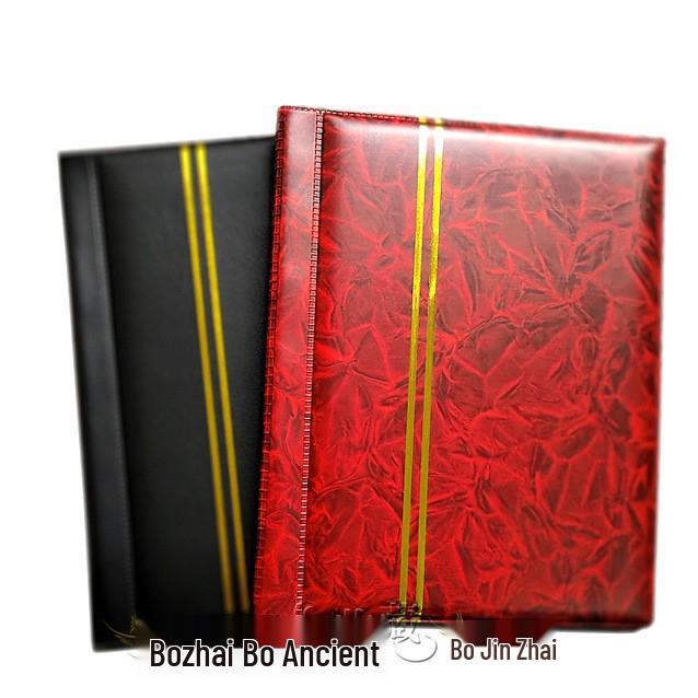 Gold Edition 250 Pockets Coin Collection Album: Slip-in Commemorative Coin Organizer