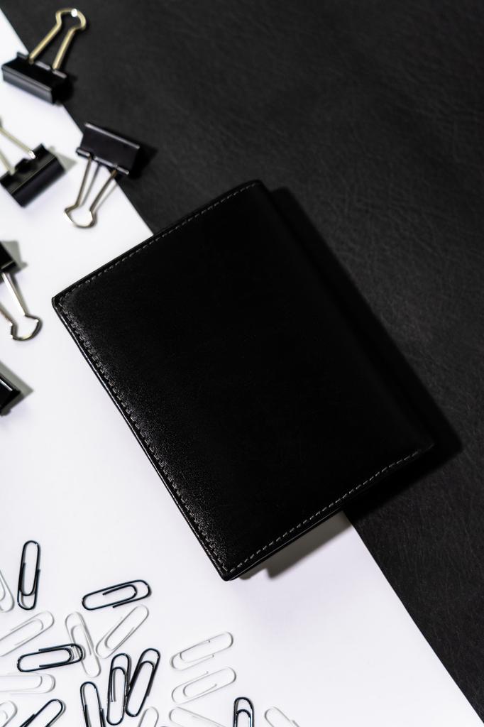 Men's Leather Wallet N104-RVT BLACK
