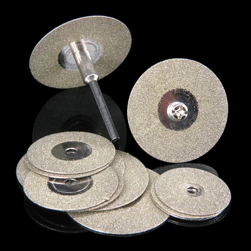 16/18/20/22/25/30mm Mini Rotary Tool Circular Saw Blades Cutting Discs Diamond Disc Mandrel for Most Rotary Power and Air Tools
