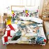 3D Print BEASTARS Anime Bedding Set Single Twin Full Queen King Size Bed Set Aldult Kid Bedroom Duvetcover Sets Bed Sheet Set