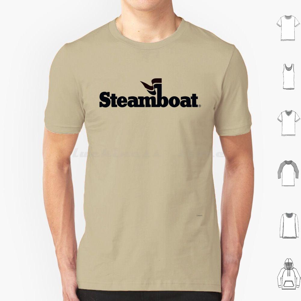 Blacked Out Steamboat Resort  Colorado Mountain Resort T Shirt Cotton Men Women DIY Print Steamboat Steamboat Springs Black S