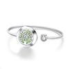 Tree of Life Aromatherapy Diffuser Bracelet - Rotating Hollow Design, Alloy & Stainless Steel, Non-Magnetic Couples Bracelets