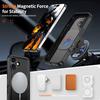 For iPhone 17 Deksel Kompatibelt med MagSafe TPU+PC Støtteben Telefondeksel