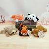 Xiangxiang Cute Animal Doll: Panda & Raccoon Plush Toy, Pocket-Size Companion Gift.