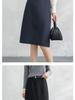 2026 Spring Women's High Waist Slimming Pencil Skirt – Versatile Mid-Length Professional Style with Slit.