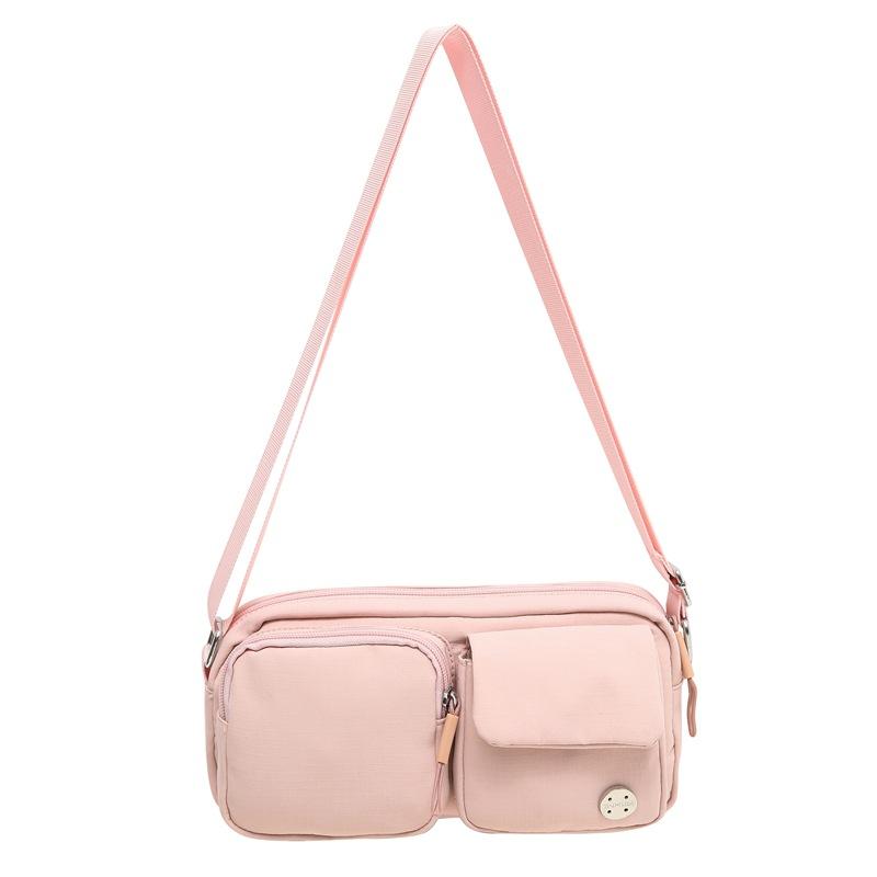 

Водонепроницаемая нейлоновая сумка через плечо женская сумка легкая сумка через плечо розовый