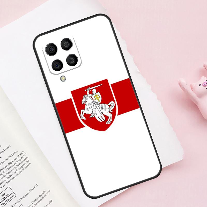 Belarus Flag Coat of Arms Case For Samsung Galaxy M16 M36 M56 M21 M20 M23 M31 M11 M54 M14 M34 M13 M52 M32 M12 M15 M55 Samsung M11