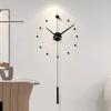 Silent Wall Clock Large Acrylic Wall Clocks Modern Minimalism Dining Room Hanging Clocks Aesthetic Decorations Accessories