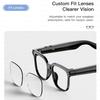 New Smart AI Glasses Men 8K HD AI Translation Chat GPT 800MP Camera BT Call Music Control 360mAh Charging Sunglasses Women