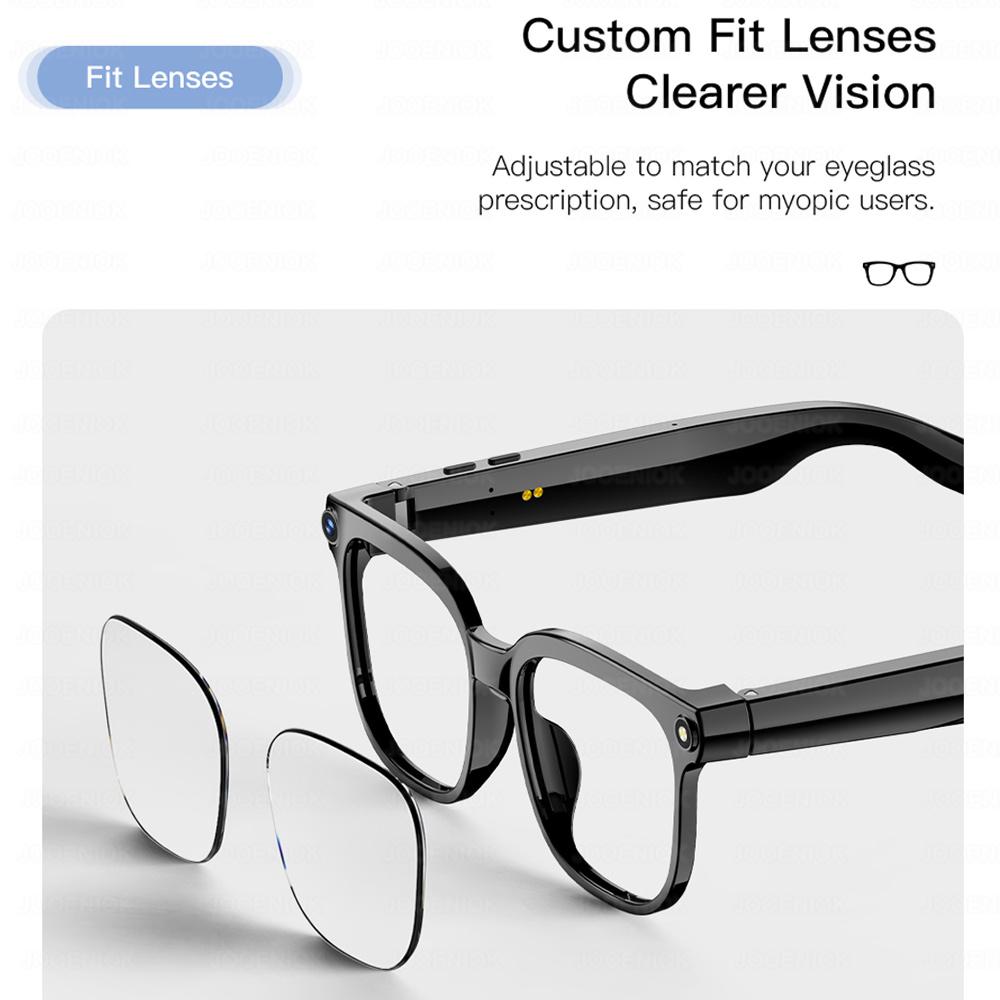 New Smart AI Glasses Men 8K HD AI Translation Chat GPT 800MP Camera BT Call Music Control 360mAh Charging Sunglasses Women