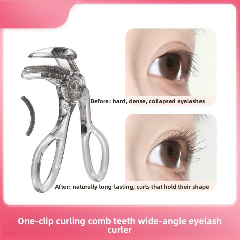 Toothed Eyelash Curler, Natural Curl, Long-lasting Setting, Wide-angle Borderless Sunflower Eyelash Curler
