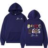 Bruno Mars L'Album Romantico Felpa con Cappuccio Uomo Donna Moda Hip Hop Streetwear Felpa Pullover