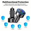 1/2Pcs 300W PD Car Charger QC3.1 Fast Charge 4USB+2PD ports Car Cigarette Lighter Plug Charger Flash Charge with Digital Display