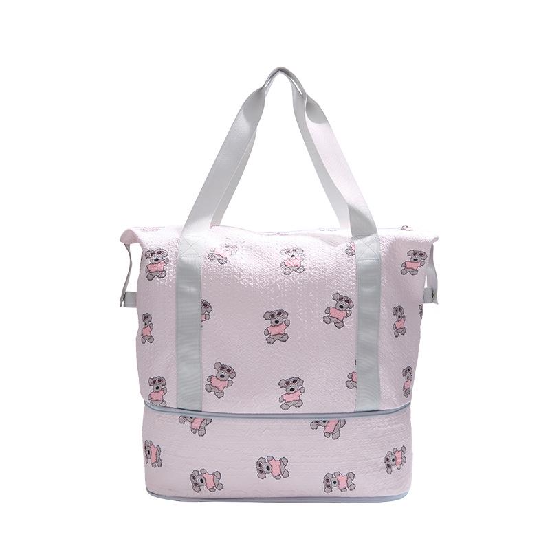 

Жіноча легка сумка великої місткості для коротких поїздок – Ідеально для студентів 40*21*30 рожевий