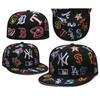 Nová baseballová čepice Vyšívaná týmová čepice Americká liga Basketbalová čepice Korejská Chao Hip Hop Kreslená s plochým okrajem