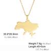 Cazador Ukraine National Symbol Necklaces for Women Men Stainless Steel Ukrainian Jewelry Tryzub Pendant Necklace Gift 2026 New