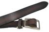 Dark Brown Tochigi Leather Belt for Men and Women. Genuine Leather, Made In Japan. Features: Thick, Wide, Casual, Business, Large Sizes Available.