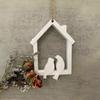 1PC House Bird Pendant Silicone Mold Bird Wall Decoration Gypsum Molds Wholesale