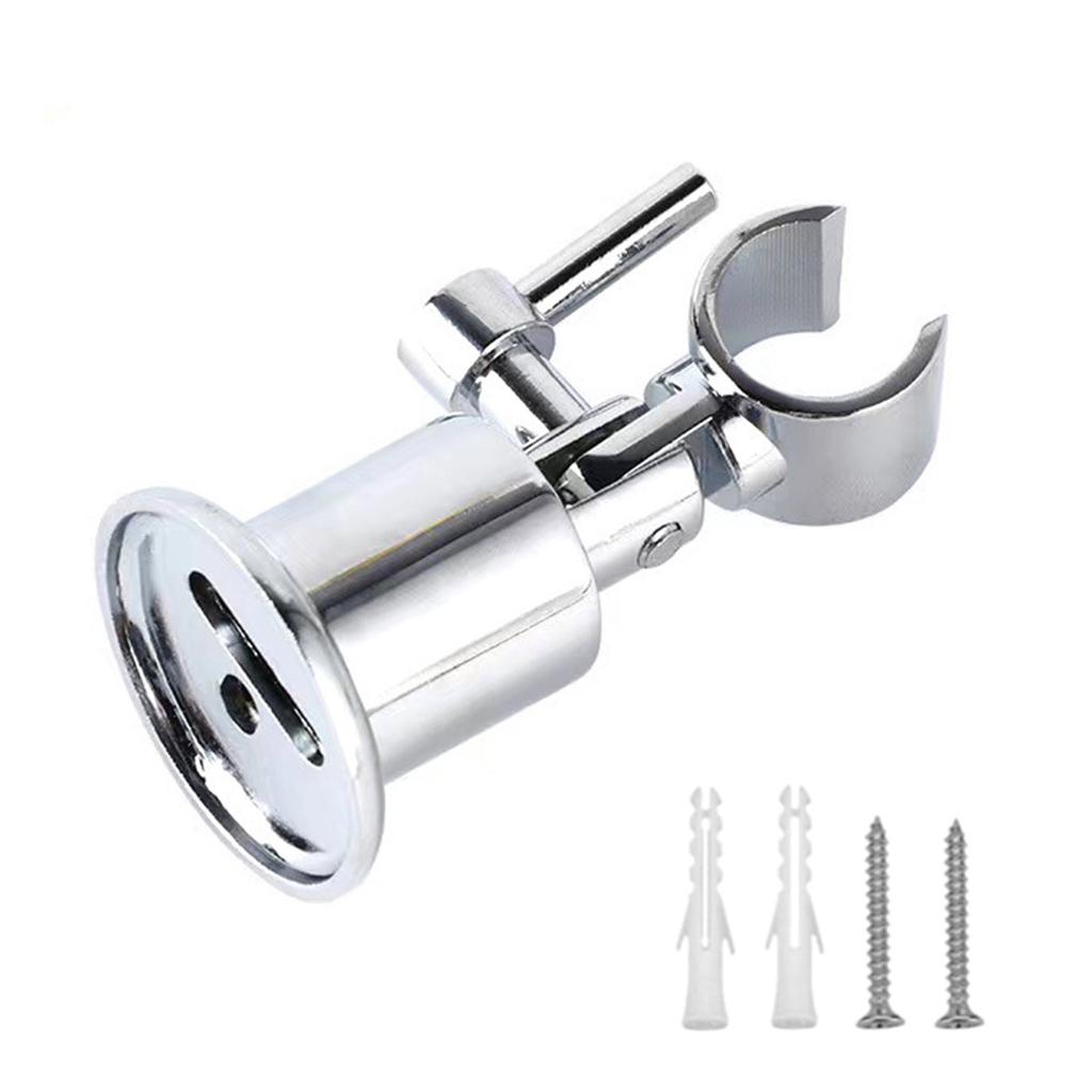 Shower Head Stand with Screw 180 Adjustable Handheld Bathroom Shower Head Brackets Shower Wand Sprayer Stand Enduring