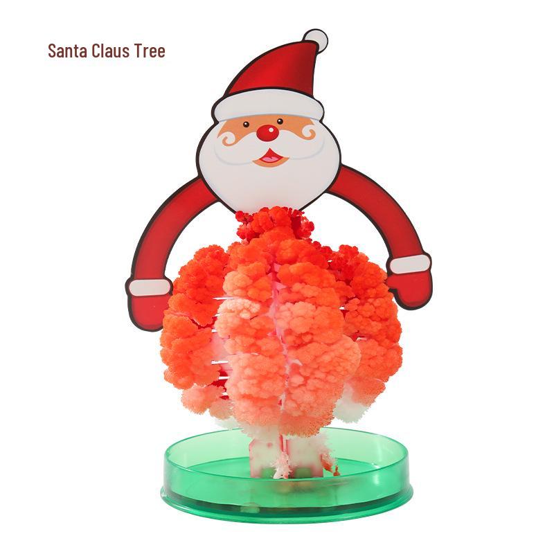 Blossoming Crystal Christmas Tree: Handmade Magic Growing Ornament & Gift