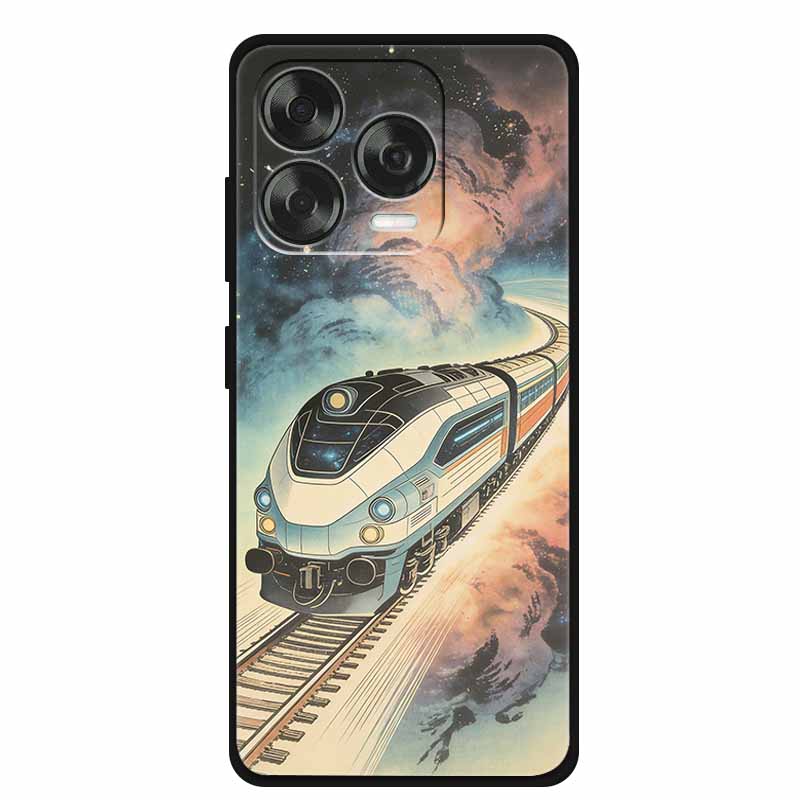 

For ZTE Blade V70 Design Case Train Railway Silicone Soft TPU Phone Cases Shockproof Cover for ZTE Blade V70 Vita nubia V70 Capa Nubia V70 Design