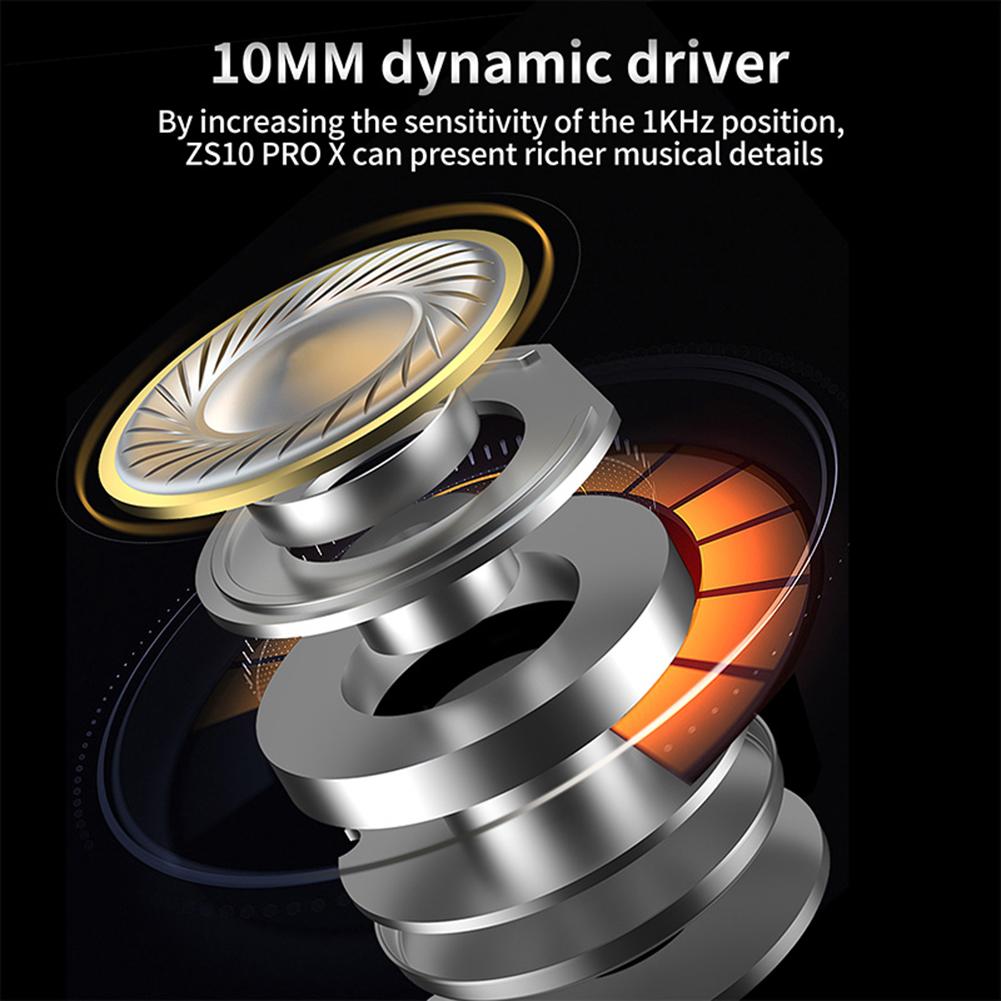 In-ear Sports Wired Headphones Dynamic Balanced Armature HiFi Wired Earphones 3.5mm Jack Hands Free for Mobile Phone