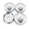 4pcs 56/60mm Car Wheel Center Hub Cap Rim Cover Emblem Stickers For Renault DUSTER Megane 2 3 Clio 4 Captur Kadjar Fluence