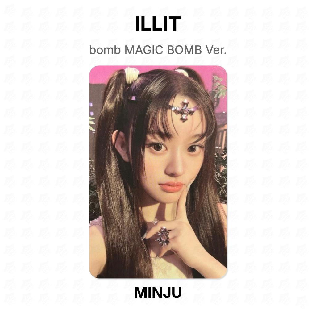 ILLIT Bomba BOMBA MAGICA Ver. Fototessera ufficiale