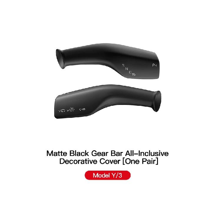 

Для Tesla Model 3 Model Y Полный пакет отделки крышки из углеродного волокна матовая отделка на рычаге стеклоочистителя для Tesla 2022/2023 Аксессуары чёрный