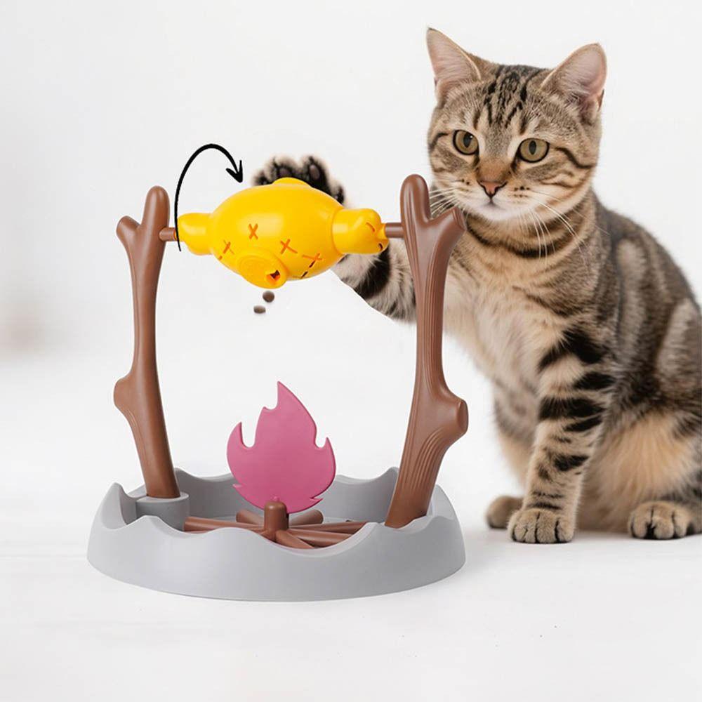 Rotating Cat Leaking Food Toy Food Leakage Device Slow Feeder Funny Pet Cat Dog Toy  Cats