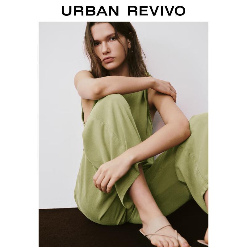 UR Women's 2024 Summer Casual Back Zipper Jumpsuit