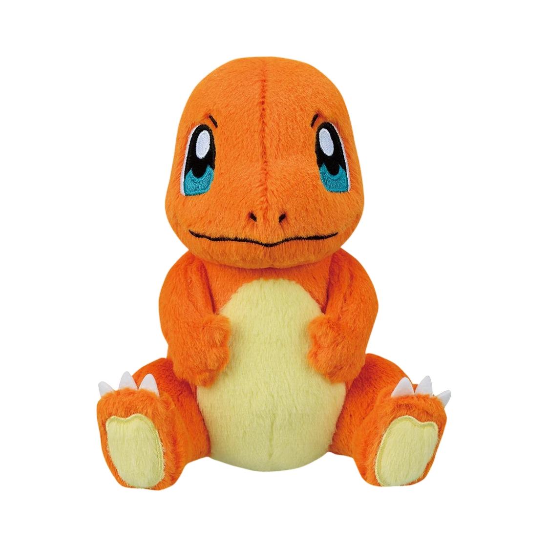 Bandai Ichiban Kuji Pokemon 30th Anniversary Vol.1 C Prize Kanto Region s Three Pokemon Plush Toys Charmander ONE SIZE
