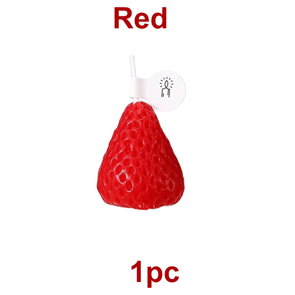 1/2/4/10pcs Creative Strawberry Aromatherapy Candle with Hand Gift Fragrance Decoration Handmade Candle Candle Birthday Party