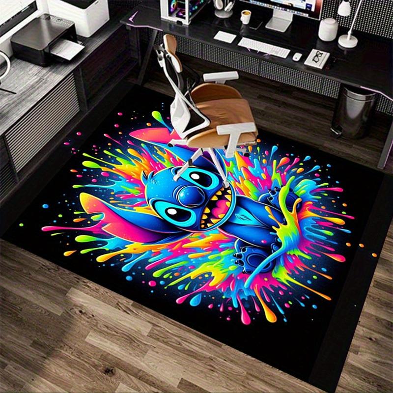 1pc. Colorful Stitch Splash Art Rug - Perfect for Home, Office, or Outdoor Decor; Unique Gift Idea!z0414268