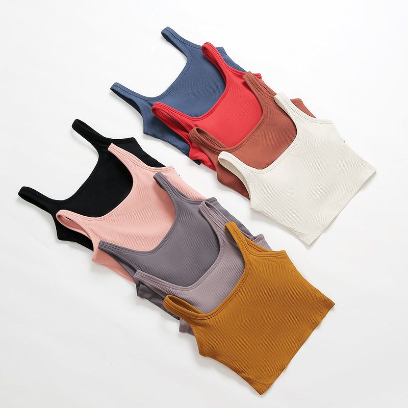 Yoga Thread Skin-Friendly Nude Feel Vest Sports Bra