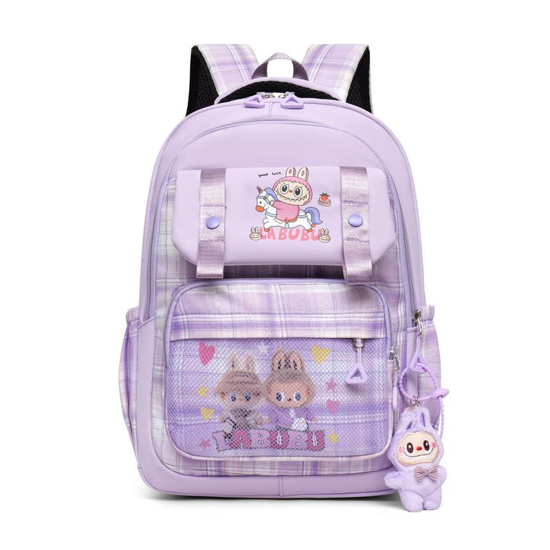 Schoolbag1011 new primary school bag for grades 1, 2 and 3 to reduce the burden of spine care for girls, girls and girls, light backpack for girls