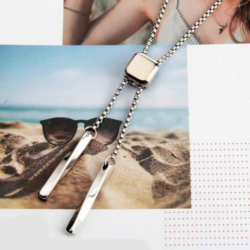 Bolo Tie for Male Western Cowboy Necktie with Small Cube Pendant Decorative