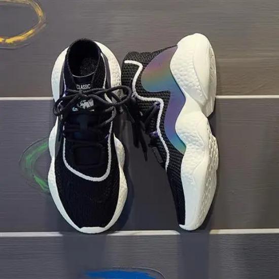 Leather White Shoes Womes Spring Fashion Sneakers Women Breathable Casual Platform Shoes Soft Bottom Running Shoes