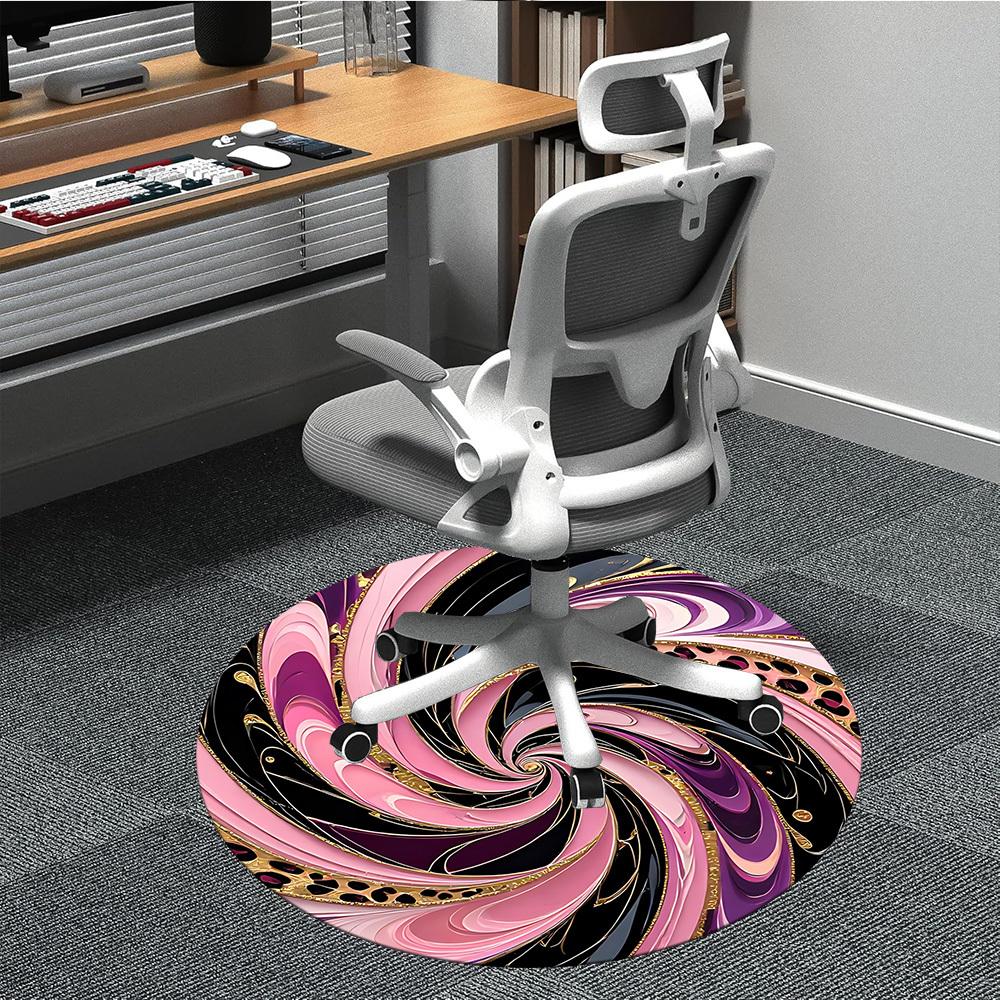 

1pc Swirl Pattern Carpet for Office, Non-slip, Soft and Durable Office Rug, Perfect for Office yy260128033 80cm by 80cm