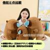 merkmal shop Capybara stuffed toy, runny nose, soft, skin-friendly, 22cm33cm45cm, fluffy, cute, soothing capybara interior store decoration (Large