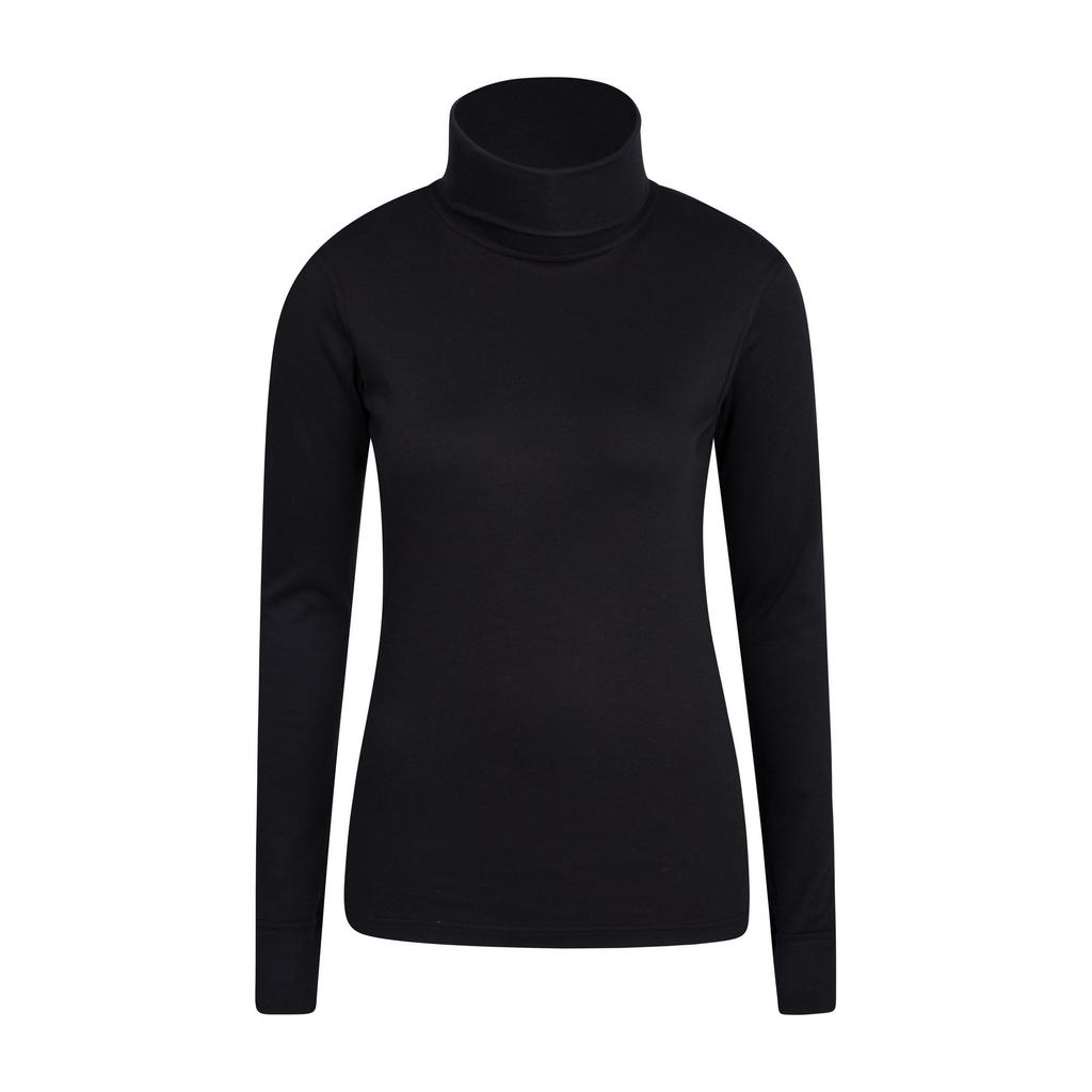 Mountain Warehouse Damen/Damen Meribel Baumwolle Rollkragen Langarm Top